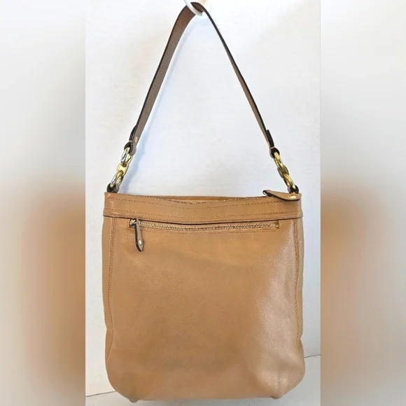 COACH MADISON HIPPIE SHOULDER BAG CAMEL C1381 F20114 - Picture 4 of 10